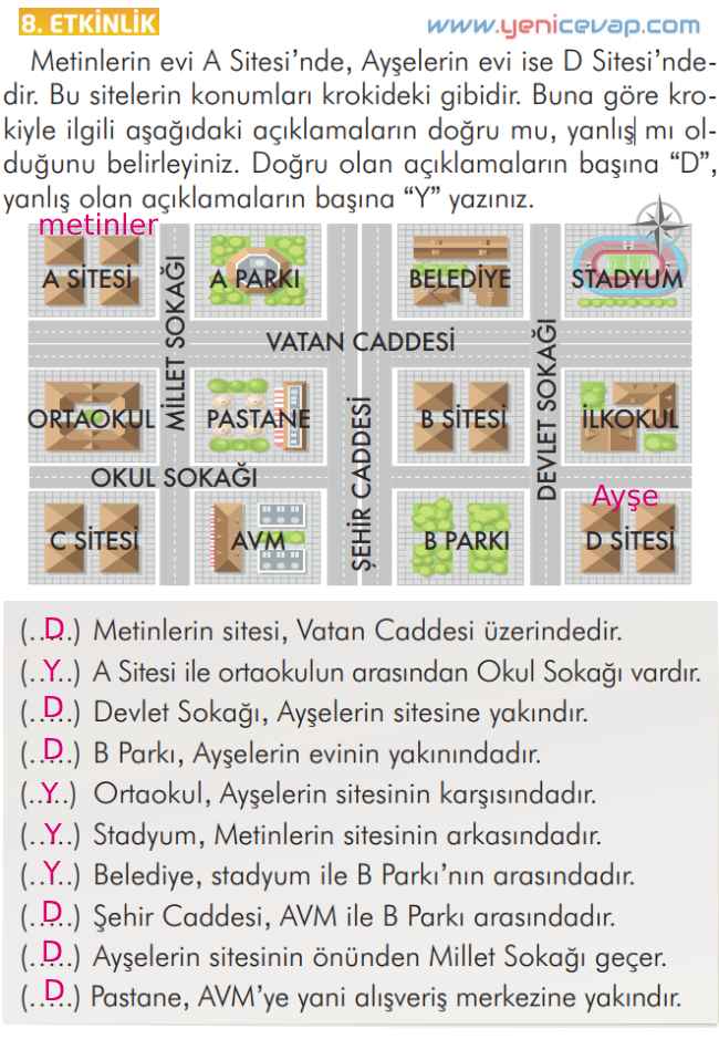2. Sınıf Türkçe Kitabı Sayfa 264 268 269 270 Cevapları İlke Yayınları