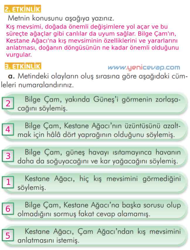 2. Sınıf Türkçe Kitabı Sayfa 289 290 291 296 Cevapları İlke Yayınları