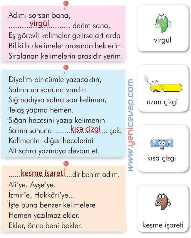 2. Sınıf Türkçe Kitabı Sayfa 36 37 38 39 Cevapları İlke Yayınları
