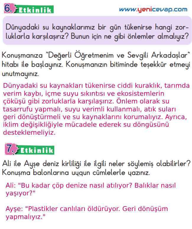2. Sınıf Türkçe Kitabı Sayfa 108 109 110 113 Cevapları Meb