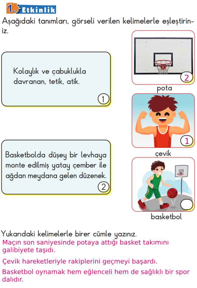 2. Sınıf Türkçe Kitabı Sayfa 128 129 130 134 Cevapları Meb