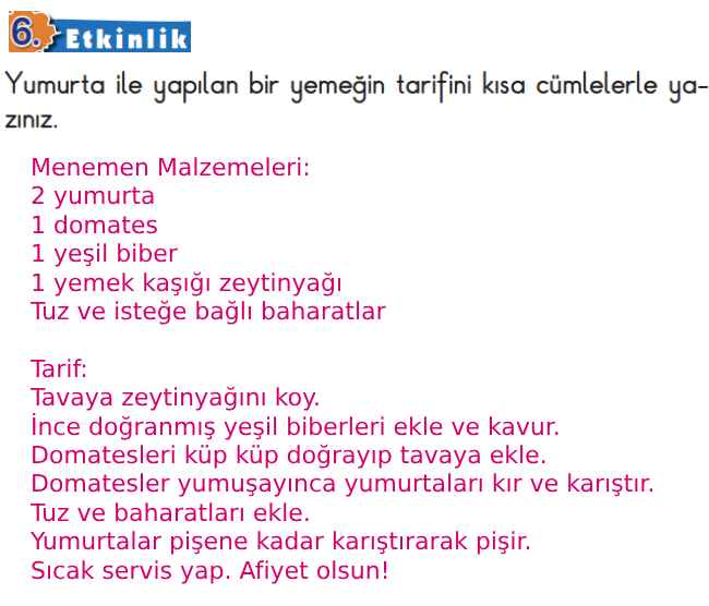 2. Sınıf Türkçe Kitabı Sayfa 141 142 143 144 Cevapları Meb