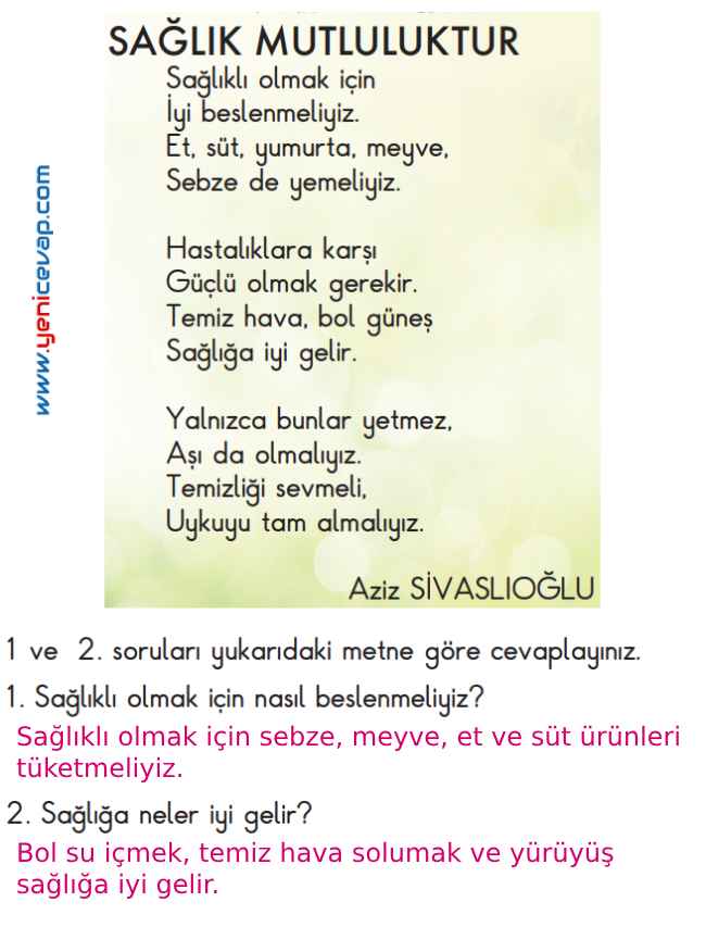 2. Sınıf Türkçe Kitabı Sayfa 152 153 154 157 Cevapları Meb