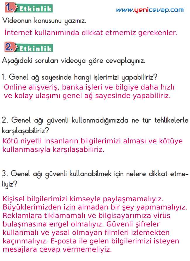 2. Sınıf Türkçe Kitabı Sayfa 177 178 180 181 Cevapları Meb
