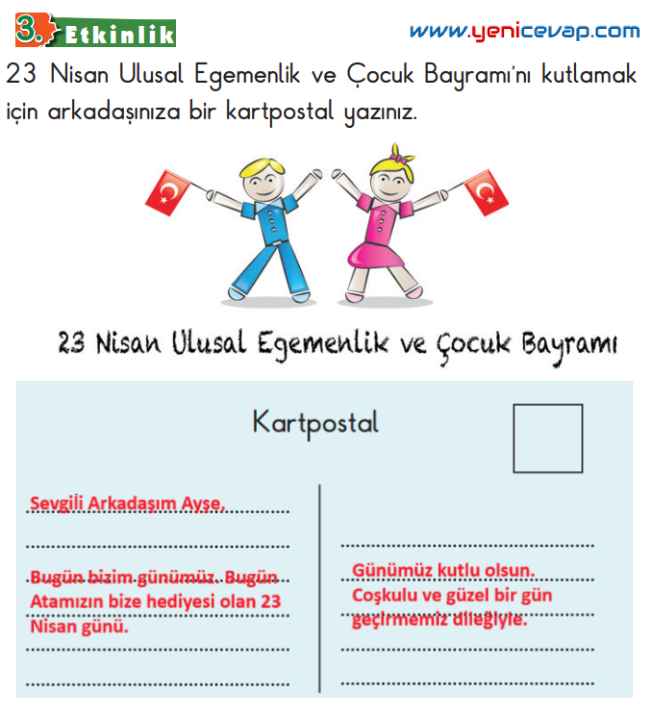 2. Sınıf Türkçe Kitabı Sayfa 201 205 206 207 Cevapları Meb