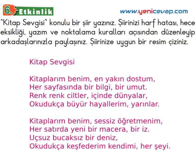 2. Sınıf Türkçe Kitabı Sayfa 233 234 236 237 Cevapları Meb