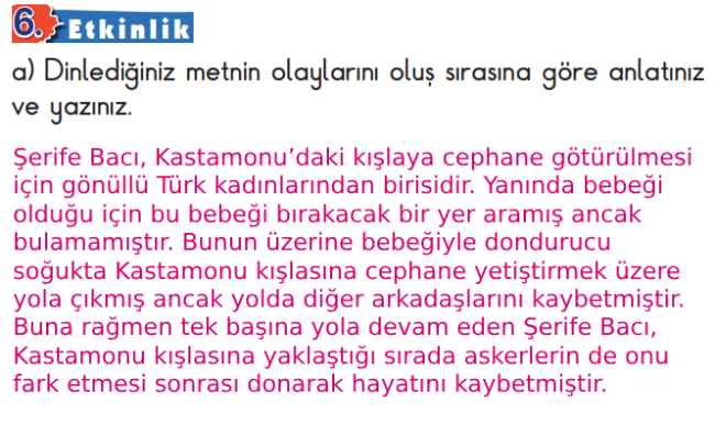 2. Sınıf Türkçe Kitabı Sayfa 69 70 73 74 Cevapları Meb