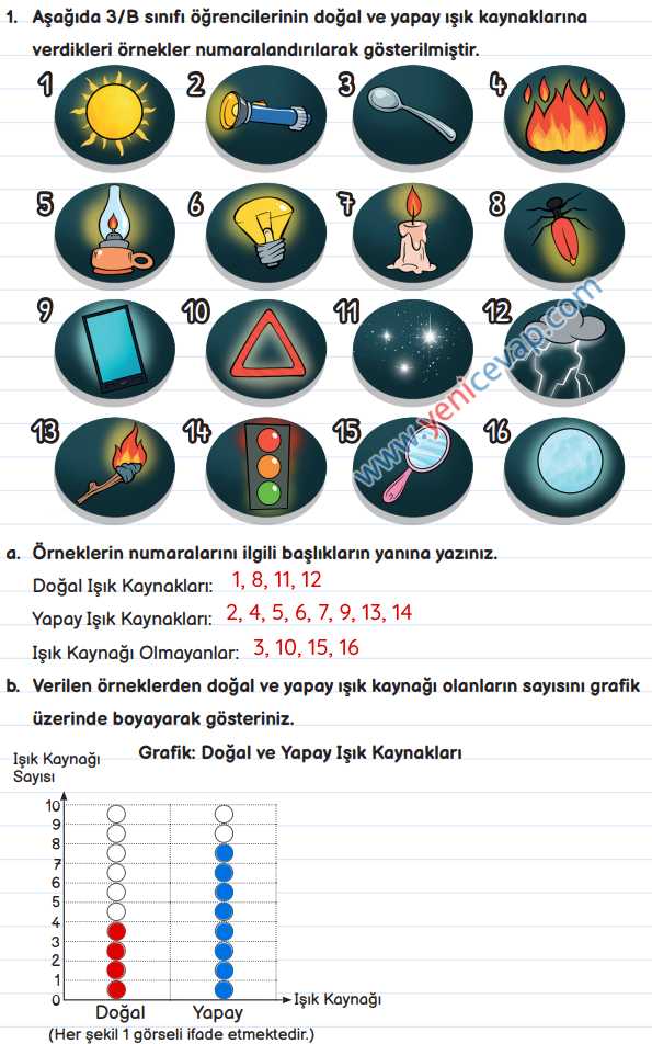 3. Sınıf Fen Bilimleri Kitabı Sayfa 112 113 120 126 Cevapları Meb