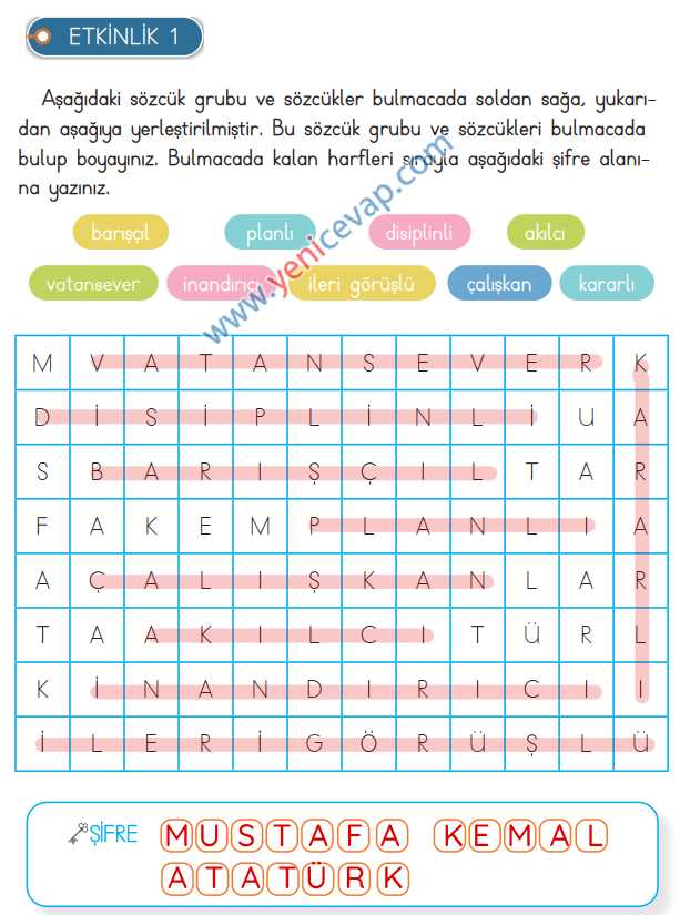 3. Sınıf Hayat Bilgisi Kitabı Sayfa 166 168 169 172 Cevapları Meb