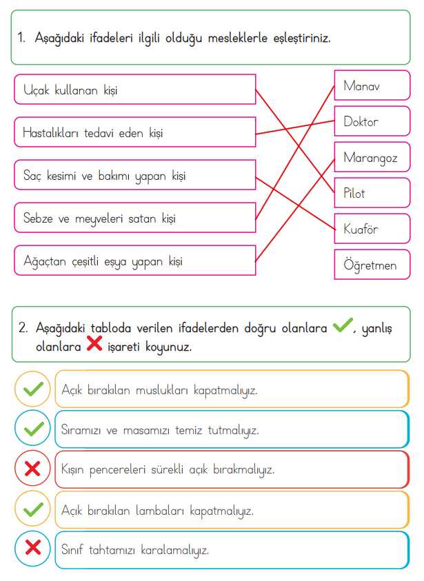 3. Sınıf Hayat Bilgisi Kitabı Sayfa 41 42 43 Cevapları Meb