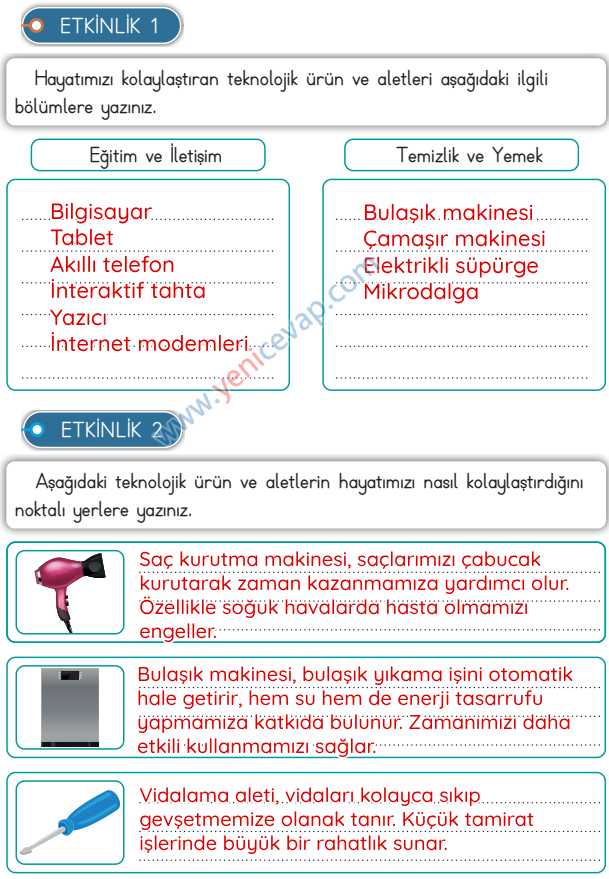 3. Sınıf Hayat Bilgisi Kitabı Sayfa 68 70 71 74 Cevapları Meb