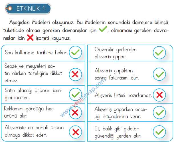3. Sınıf Hayat Bilgisi Kitabı Sayfa 94 95 96 98 Cevapları Meb