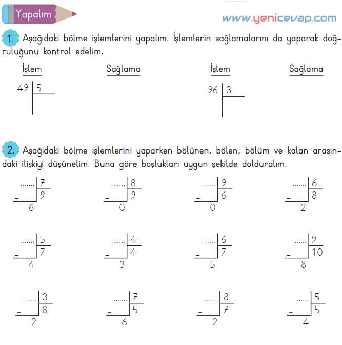 3. Sınıf Matematik Kitabı Sayfa 117 119 122 Cevapları Meb