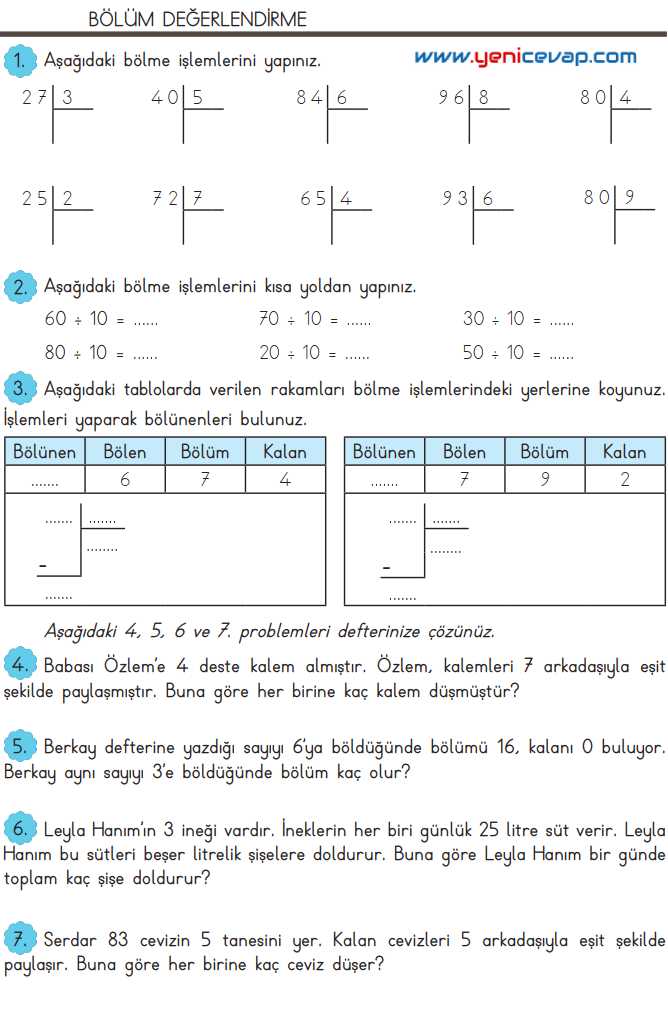 3. Sınıf Matematik Kitabı Sayfa 117 119 122 Cevapları Meb