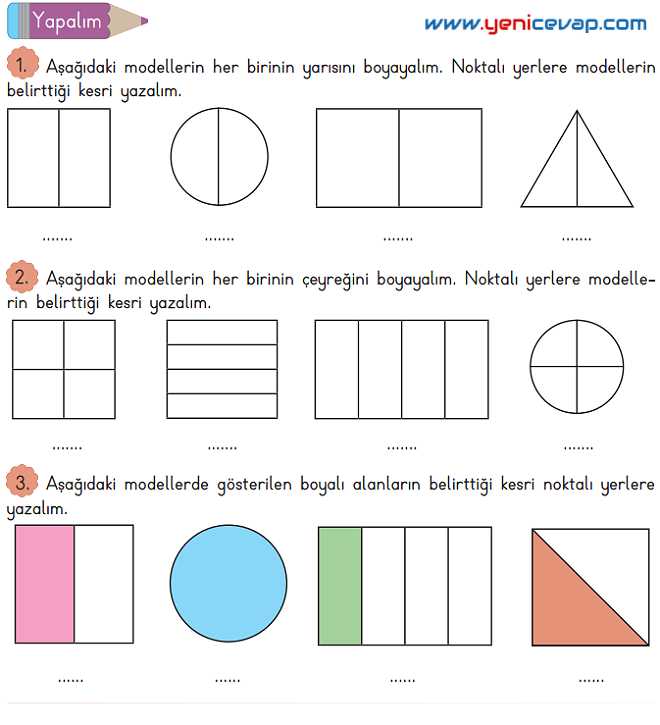 3. Sınıf Matematik Kitabı Sayfa 126 130 133 Cevapları Meb