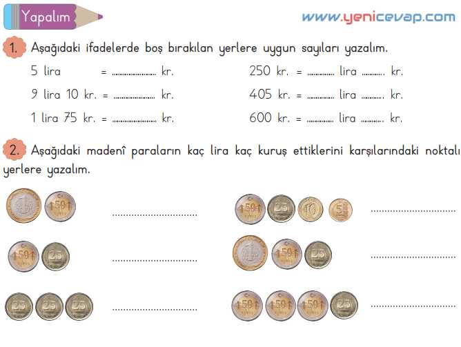 3. Sınıf Matematik Kitabı Sayfa 151 152 155 Cevapları Meb