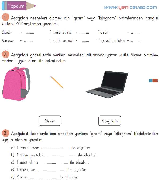3. Sınıf Matematik Kitabı Sayfa 157 159 163 Cevapları Meb
