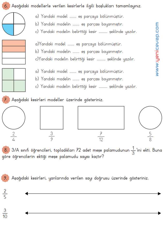 3. Sınıf Matematik Kitabı Sayfa 164 165 166 Cevapları Meb