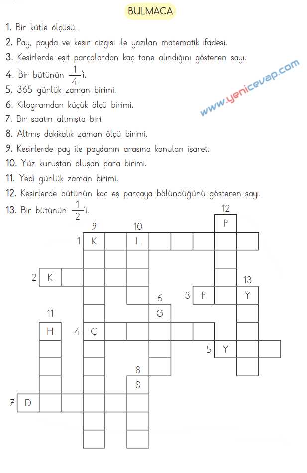 3. Sınıf Matematik Kitabı Sayfa 167 168 174 Cevapları Meb