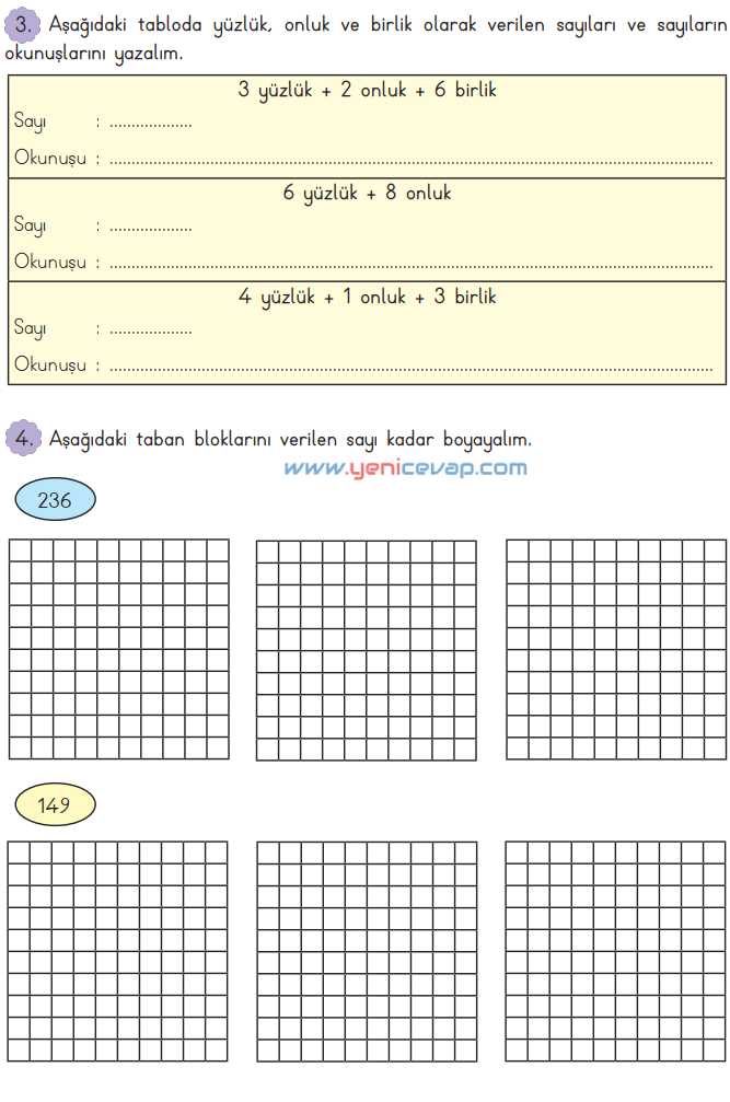 3. Sınıf Matematik Kitabı Sayfa 17 18 20 Cevapları Meb