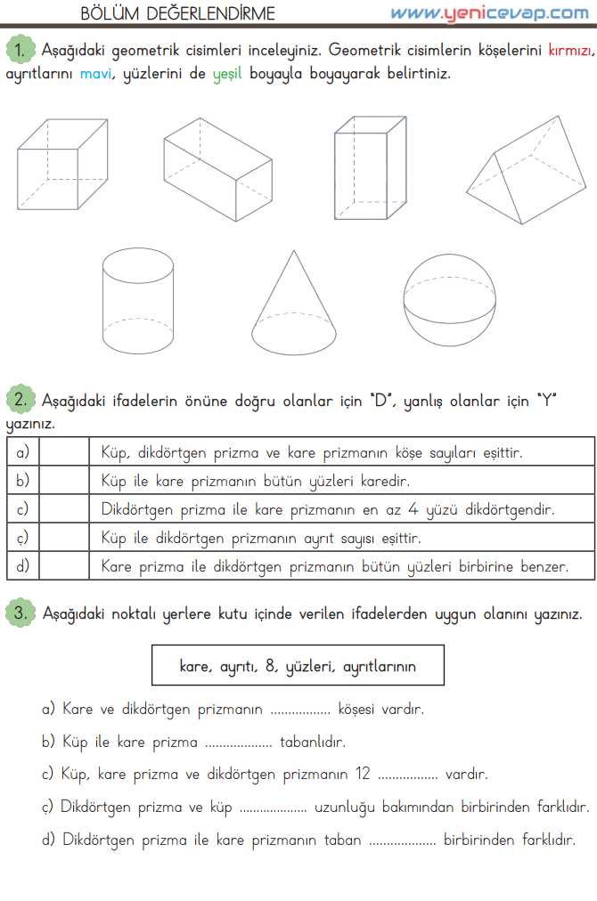 3. Sınıf Matematik Kitabı Sayfa 175 177 180 Cevapları Meb