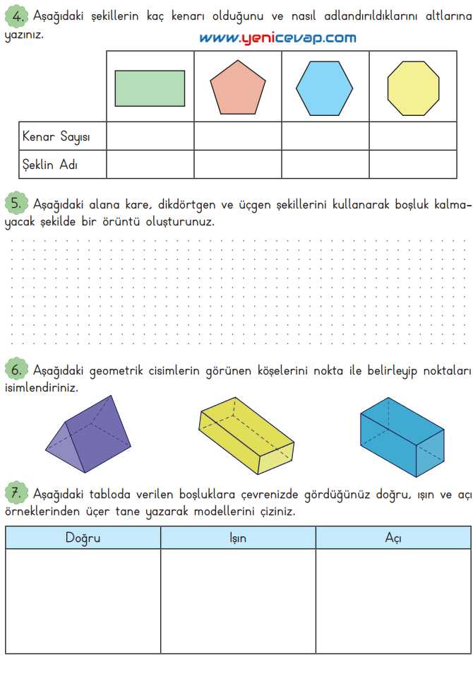 3. Sınıf Matematik Kitabı Sayfa 197 198 199 Cevapları Meb