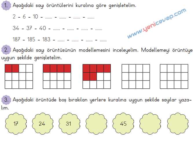 3. Sınıf Matematik Kitabı Sayfa 35 36 37 Cevapları Meb