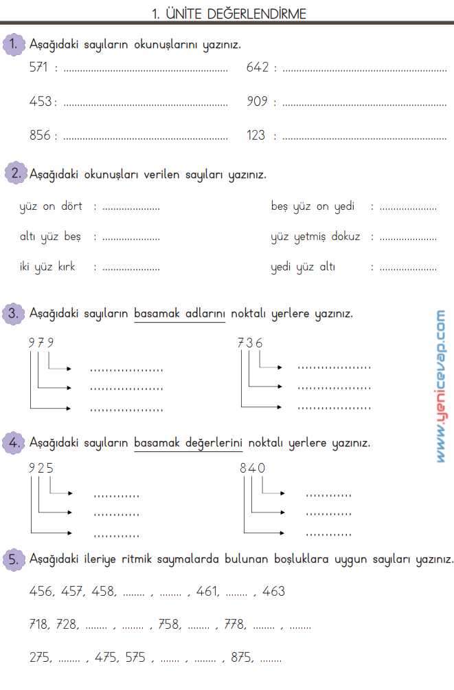 3. Sınıf Matematik Kitabı Sayfa 56 57 58 Cevapları Meb