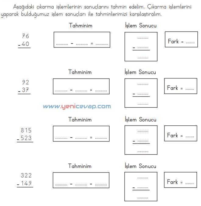3. Sınıf Matematik Kitabı Sayfa 75 77 78 Cevapları Meb