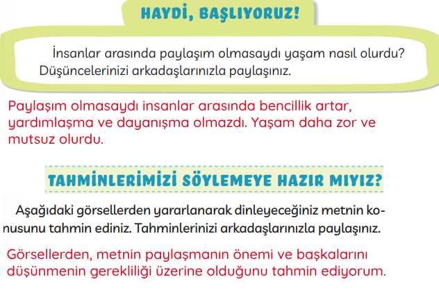 3. Sınıf Türkçe Kitabı Sayfa 106 107 108 Cevapları Meb