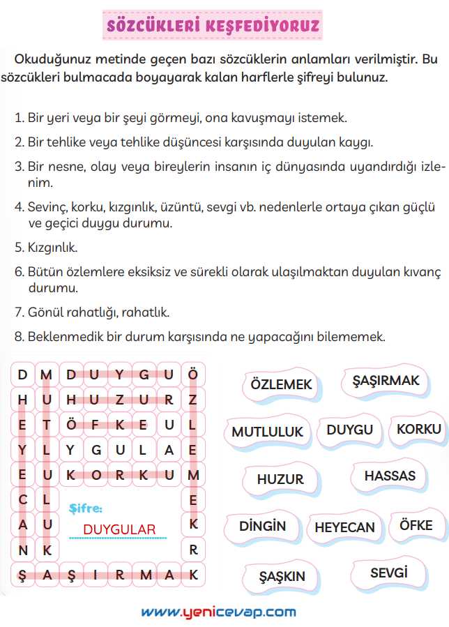 3. Sınıf Türkçe Kitabı Sayfa 135 138 139 Cevapları Meb