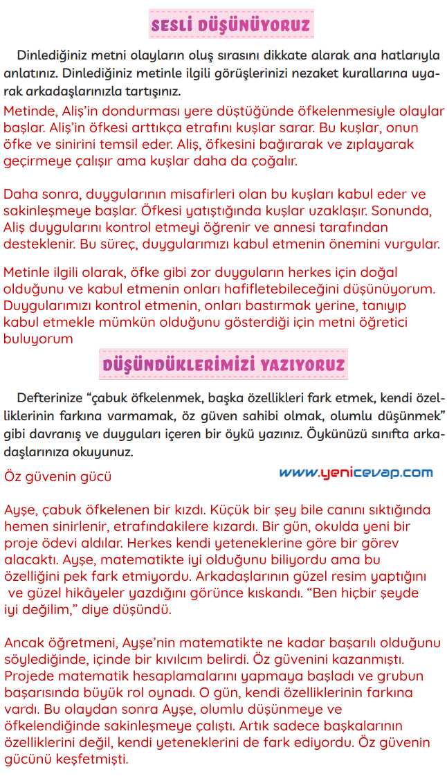 3. Sınıf Türkçe Kitabı Sayfa 146 147 148 Cevapları Meb