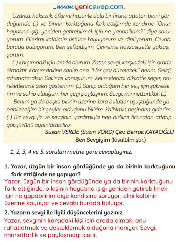 3. Sınıf Türkçe Kitabı Sayfa 151 152 153 Cevapları Meb
