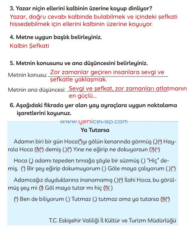 3. Sınıf Türkçe Kitabı Sayfa 151 152 153 Cevapları Meb