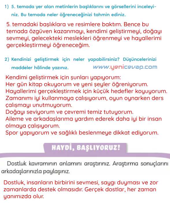 3. Sınıf Türkçe Kitabı Sayfa 154 155 157 Cevapları Meb