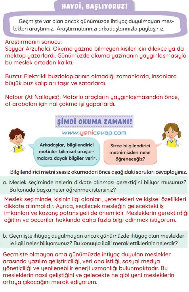 3. Sınıf Türkçe Kitabı Sayfa 172 173 176 Cevapları Meb