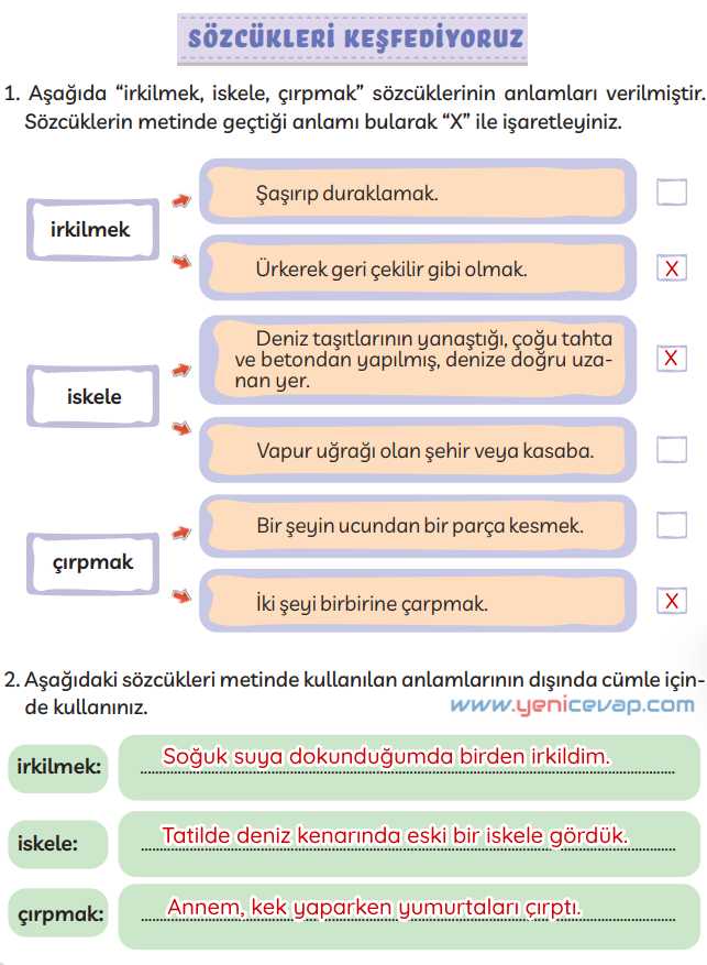 3. Sınıf Türkçe Kitabı Sayfa 180 182 183 Cevapları Meb