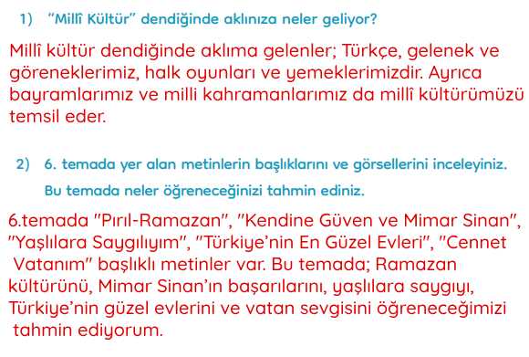 3. Sınıf Türkçe Kitabı Sayfa 192 193 195 Cevapları Meb