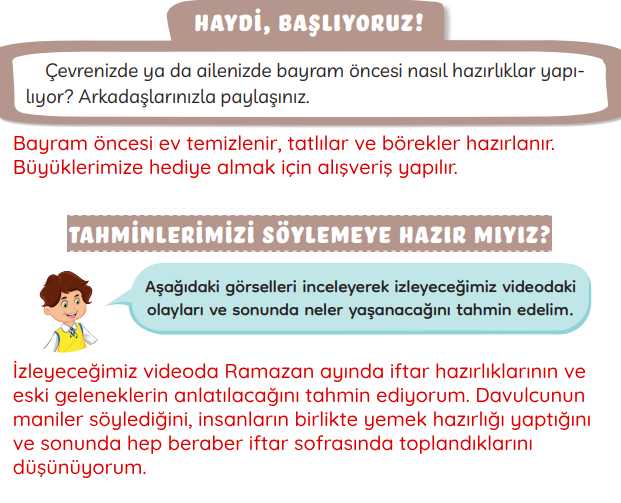 3. Sınıf Türkçe Kitabı Sayfa 196 197 198 Cevapları Meb