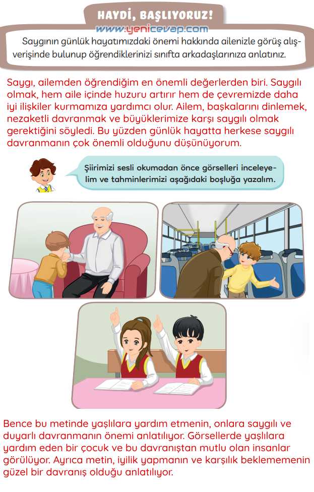 3. Sınıf Türkçe Kitabı Sayfa 208 209 210 Cevapları Meb