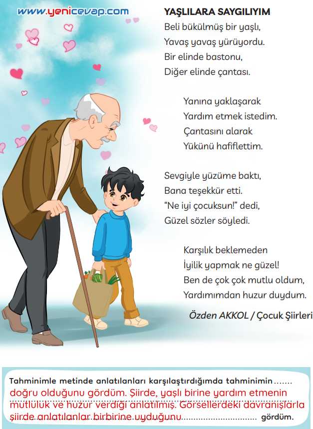 3. Sınıf Türkçe Kitabı Sayfa 208 209 210 Cevapları Meb