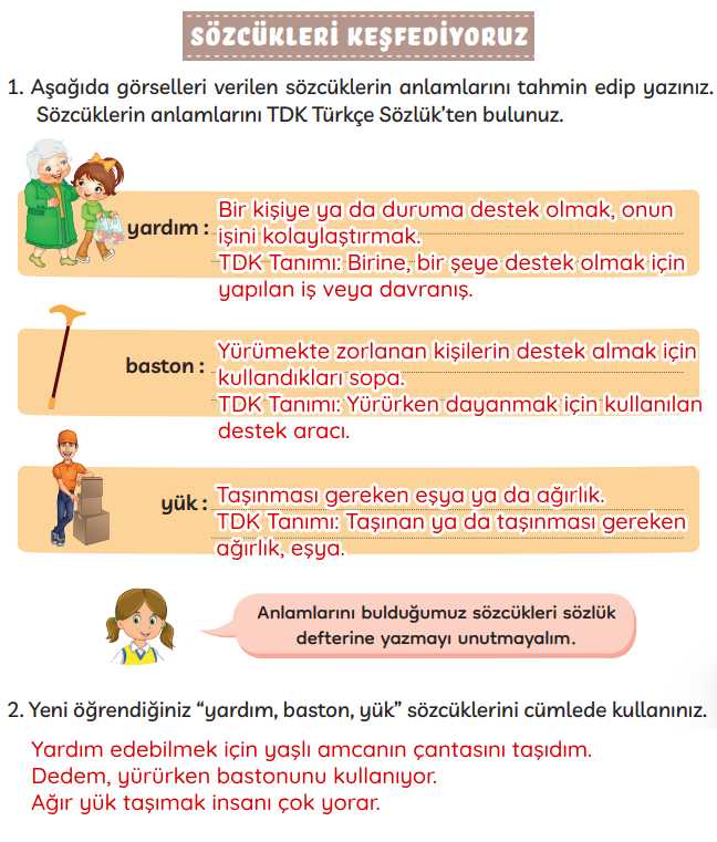3. Sınıf Türkçe Kitabı Sayfa 211 212 213 Cevapları Meb