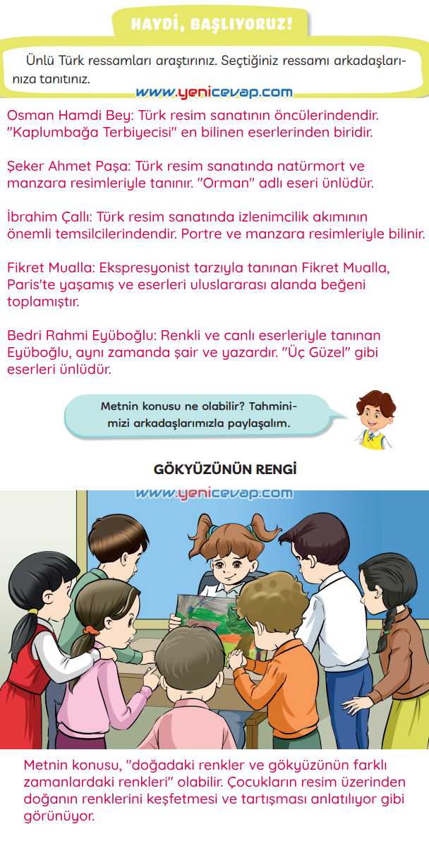 3. Sınıf Türkçe Kitabı Sayfa 233 234 235 Cevapları Meb