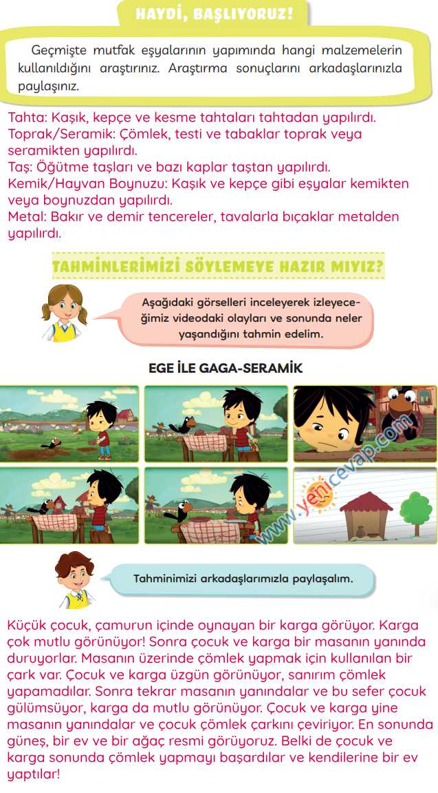3. Sınıf Türkçe Kitabı Sayfa 246 247 248 Cevapları Meb