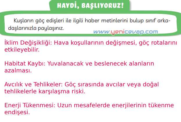 3. Sınıf Türkçe Kitabı Sayfa 270 271 274 Cevapları Meb