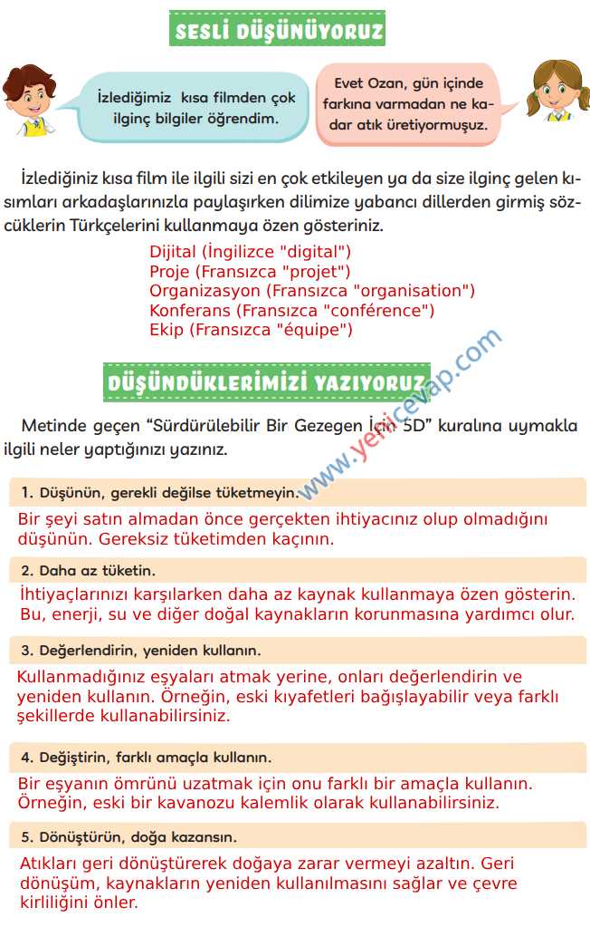 3. Sınıf Türkçe Kitabı Sayfa 281 282 283 Cevapları Meb