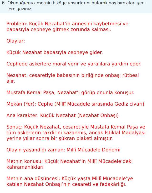 3. Sınıf Türkçe Kitabı Sayfa 51 52 53 Cevapları Meb