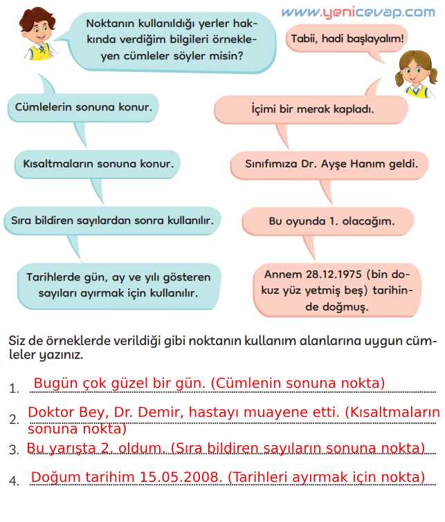 3. Sınıf Türkçe Kitabı Sayfa 66 67 70 Cevapları Meb