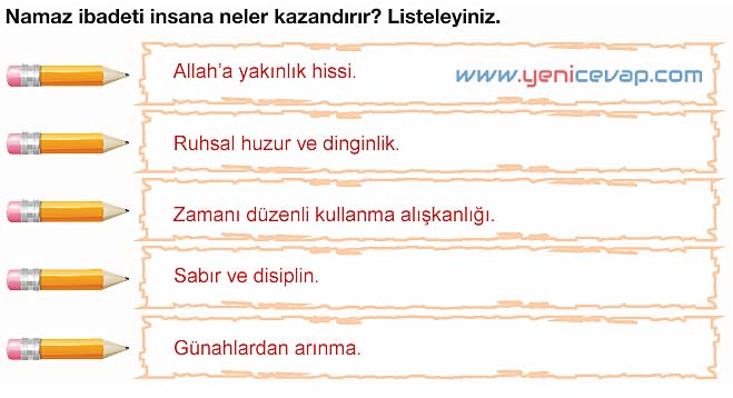 4. Sınıf Din Kültürü Kitabı Sayfa 43 45 46 49 Cevapları Meb