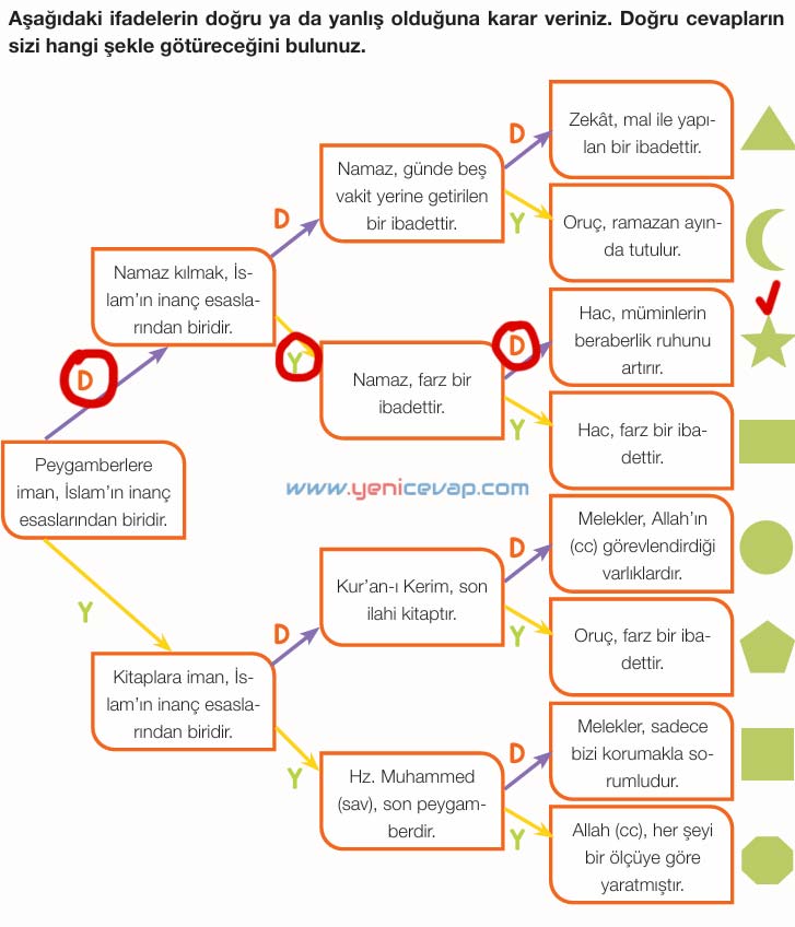 4. Sınıf Din Kültürü Kitabı Sayfa 43 45 46 49 Cevapları Meb
